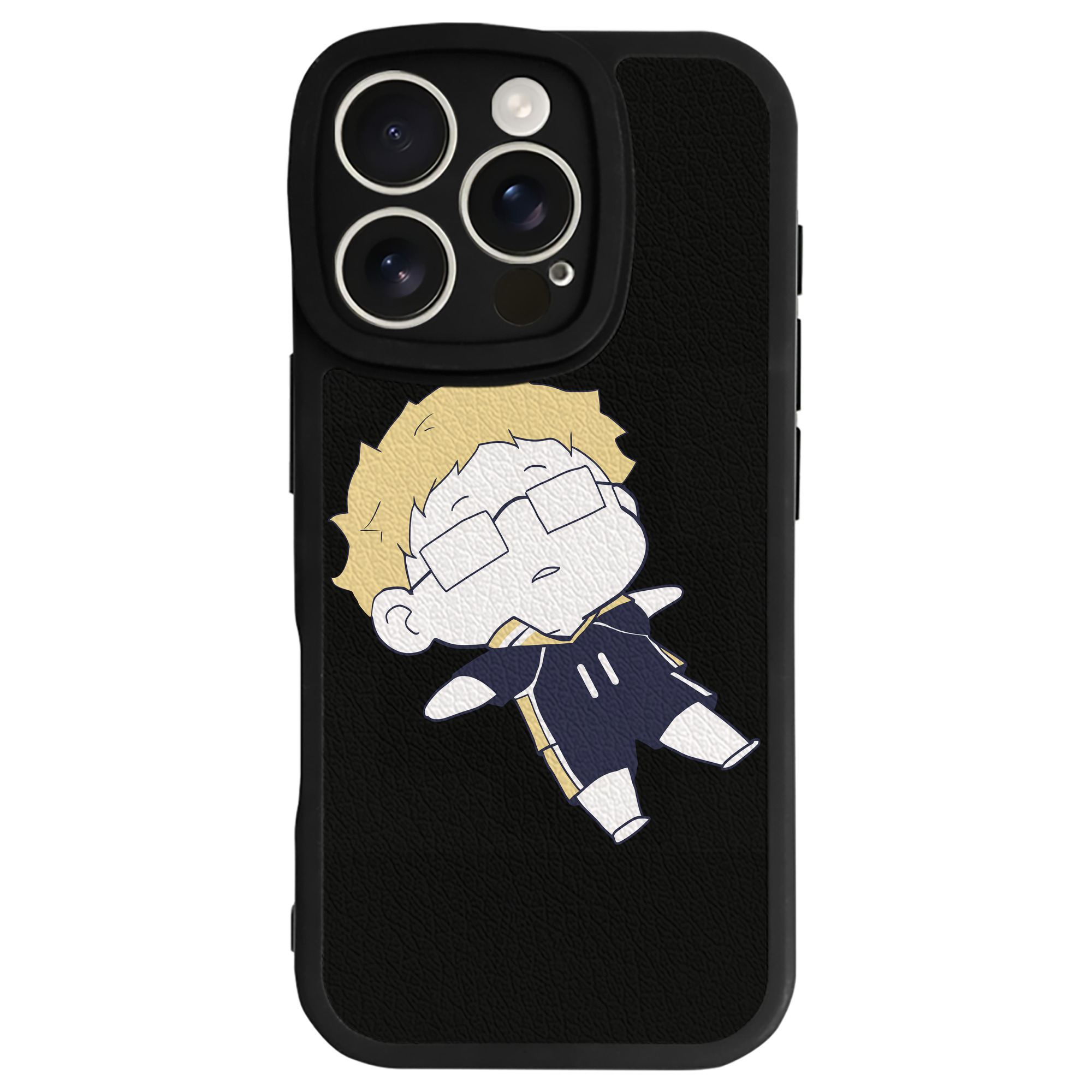 （画像用） ハイキュー!! Haikyu!! 【iPhone 16シリーズ対応】シリコンスマホケース（レザー調） 材質：シリコン